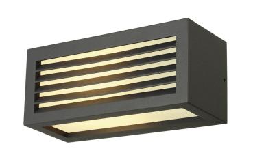 BOX-L, Outdoor Wandleuchte, TC-(D,H,T,Q)SE, IP44, eckig, anthrazit, max. 18 W