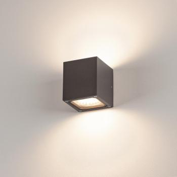 SITRA CUBE, Outdoor Wandleuchte, TCR-TSE, IP44, anthrazit, max. 18 W
