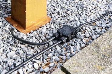 RUSTY® 40, Outdoor Standleuchte, LED, 3000 K, eckig, stahl gerostet, L/B/H 12/12/40