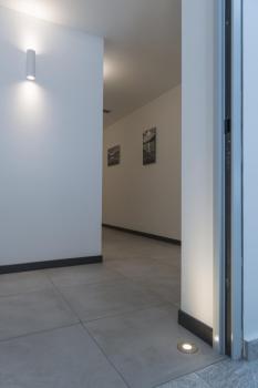 Preview: DASAR® 920, LV Outdoor LED Bodeneinbauleuchte, LED, 3000 K, IP67, rund, Blende edelstahl gebürstet, 12-25V, 6,5 W