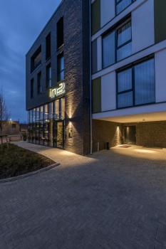 Preview: BIG THEO FLOOD UP/DOWN, Outdoor Wandleuchte, zweiflammig, LED, 3000 K, Flood up/down, anthrazit, B/H/T 13/27,5/13,5 cm