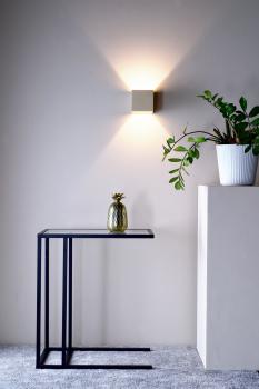 Preview: Wandaufbauleuchte - Cube, 1x max. 25 W G9, Grau