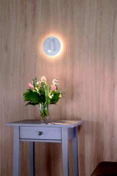 Preview: Wandaufbauleuchte - Brahe IV Rund, 8,5 W, 3000 K, Weiß