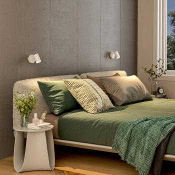 Leseleuchte - Can Tilt Round, 1x 7,5 W GU10, Weiß