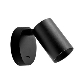 Leseleuchte - Can Tilt Round, 1x 7,5 W GU10, Schwarz