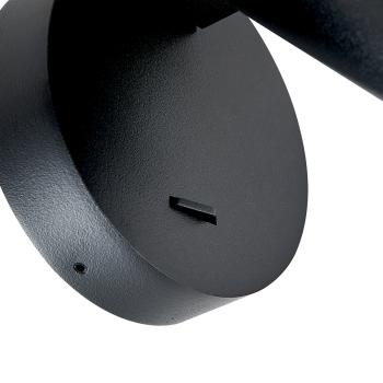 Preview: Leseleuchte - Can Tilt Round, 1x 7,5 W GU10, Schwarz