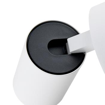 Leseleuchte - Can Tilt Round USB, 1x 7,5 W GU10, Weiß