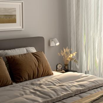 Leseleuchte - Can Tilt Square, 1x 7,5 W GU10, Weiß