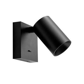 Leseleuchte - Can Tilt Square, 1x 7,5 W GU10, Schwarz