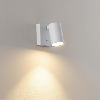 Leseleuchte - Can Tilt Square USB, 1x 7,5 W GU10, Weiß