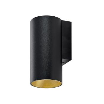 Preview: Wandaufbauleuchte - Can IP20, 1x 7,5 W GU10, Schwarz