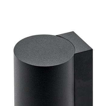 Preview: Wandaufbauleuchte - Can IP20, 1x 7,5 W GU10, Schwarz