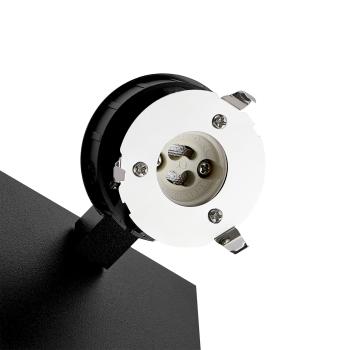 Leseleuchte - Can Tilt Square Base, 1x 7,5 W GU10, Schwarz