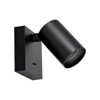 Preview: Leseleuchte - Can Tilt Square USB Base, 1x 7,5 W GU10, Schwarz