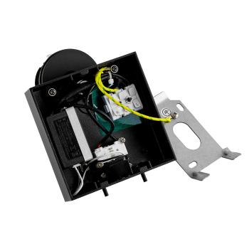 Preview: Leseleuchte - Can Tilt Square USB Base, 1x 7,5 W GU10, Schwarz