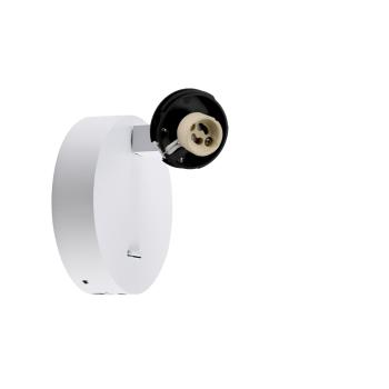 Leseleuchte - Can Tilt Round USB Base, 1x 7,5 W GU10, Weiß