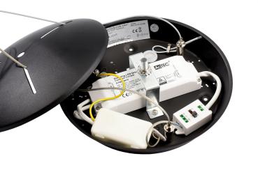 Preview: Pendelleuchte - Merope 400, 30 W, DIM, 3000/4000 K, Schwarz