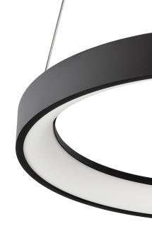 Preview: Pendelleuchte - Merope 600, 42 W, DIM, 3000/4000 K, Schwarz