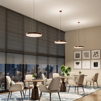 Pendelleuchte - Menkar 400 mm, 45,0 W, 3000/4000 K, Weiß