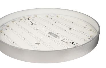 Preview: Pendelleuchte - Menkar 600 mm, 65 W, 3000/4000 K, Silber