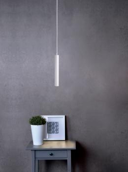 Preview: Pendelleuchte - Slim, 5 W, DIM, 2700 K, Weiß