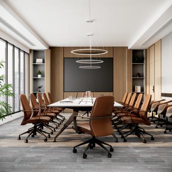 Pendelleuchte - LED Panel, transparent rund, 50 W, DIM, 3000/3500/4000 K, Weiß