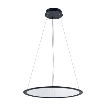 Pendelleuchte - LED Panel, transparent rund, 50 W, DIM, 3000/3500/4000 K, Schwarz