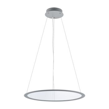 Pendelleuchte - LED Panel, transparent rund, 50 W, DIM, 3000/3500/4000 K, Hellgrau