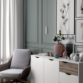 Pendelleuchte - Can 150, 1x 7,5 W GU10, Weiß