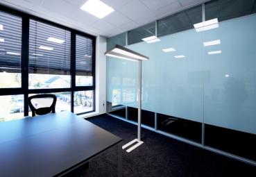 Stehleuchte - Office Two Up and Down, 80 W, DIM, 4000 K, Silber