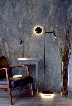 Preview: Stehleuchte - Brahe, 11,5 W, 3000 K, Schwarz