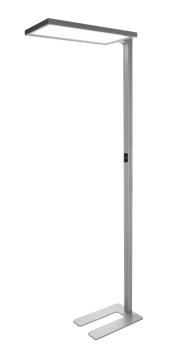Stehleuchte - Office One Motion Up and Down, 80 W, Touch DIM, 4000 K, Silber