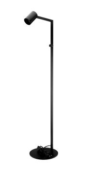 Stehleuchte - Can Tilt, 1x 7,5 W GU10, Schwarz