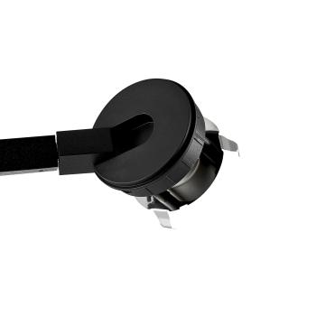 Preview: Stehleuchte - Can Tilt Base, 1x 7,5 W GU10, Schwarz