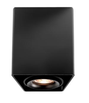 Deckenaufbauleuchte - Mona I, 1x max. 50 W GU10, Schwarz