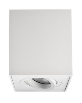 Preview: Deckenaufbauleuchte - Bengala, 1x max. 50 W GU10, Weiß