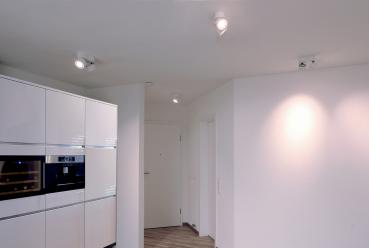 Deckenaufbauleuchte - Uni 2 Mini Double Tilt, 15 W, DIM, 3000 K, Weiß