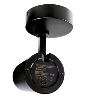 Preview: Deckenaufbauleuchte - Lucea 15 CCT, Tilt, 15 W, DIM, 3000/4000 K, Schwarz