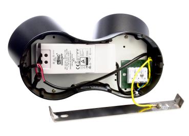 Preview: Deckenaufbauleuchte - Uni 2 Double Tilt, 20 W, DIM, 3000 K, Schwarz