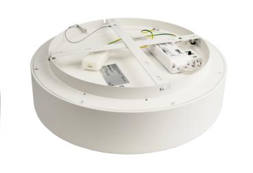 Preview: Deckenaufbauleuchte - Sculptoris 400 mm, 30 W, DIM, 3000/4000 K, Weiß