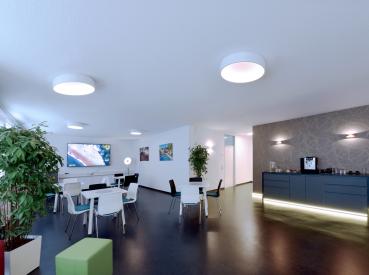 Deckenaufbauleuchte - Sculptoris 600 mm, 42 W, DIM, 3000/4000 K, Weiß