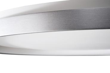 Preview: Deckenaufbauleuchte - Merope 800, 60 W, DIM, 3000/4000 K, Silber