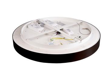 Preview: Decken- und Wandaufbauleuchte - Menkar 600 mm, 65 W, 3000/4000 K, Schwarz