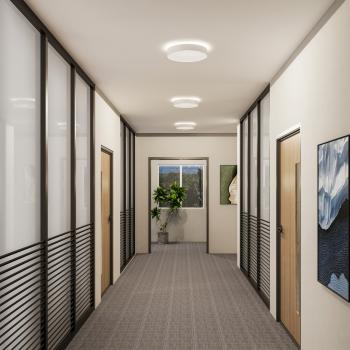 Decken- und Wandaufbauleuchte - Menkar 800 mm, 90 W, 3000/4000 K, Schwarz