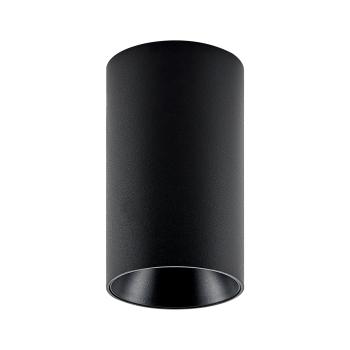 Deckenaufbauleuchte - Can IP20, 1x 7,5 W GU10, Schwarz