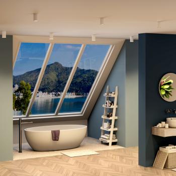 Deckenaufbauleuchte - Can IP44, 1x 7,5 W GU10, Weiß