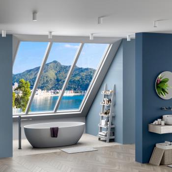 Deckenaufbauleuchte - Can IP44, 1x 7,5 W GU10, Weiß