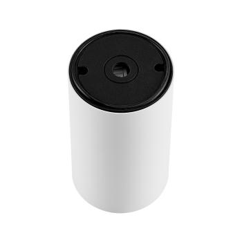 Deckenaufbauleuchte - Can IP44, 1x 7,5 W GU10, Schwarz