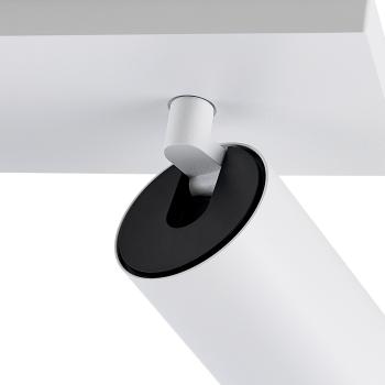 Preview: Deckenaufbauleuchte - Can Tilt Square, 2x 7,5 W GU10, Weiß