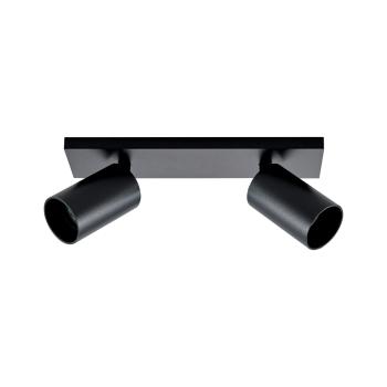 Deckenaufbauleuchte - Can Tilt Square, 2x 7,5 W GU10, Schwarz